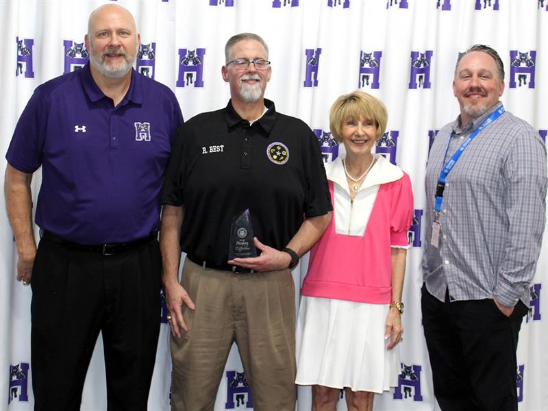 HALLSVILLE, Texas — Rob Best, a dedicated educator in Hallsville ISD’s Career and Technical Education (CTE) program, was recognized at the May school board meeting for his outstanding contributions to law and public service education.